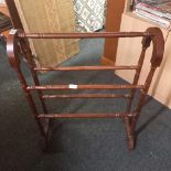 DARK REPRODUCTION MAHOGANY TOWEL RAIL