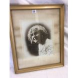 SIGNED & DATED AUTOGRAPHED PUBLICITY PHOTO OF THE BRITISH MUSIC HALL AND COMEDY ACTRESS, MAIE