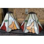 3 TIFFANY STYLE LAMP SHADES