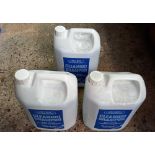 3 X 5 LTR PLASTIC CANS OF DRY FOAM CARPET SHAMPOO