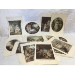 FOLIO OF 26 COLOUR PRINT SUPPLEMENTS TO COUNTRY LIFE MAGAZINE, CIRCA 1923 OF GOOD QUALITY
