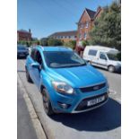 FORD KUGA TITANIUM TDCI, BLUE, 1997CC, DIESEL, 5 DOOR, MOT 25TH JULY 2022, REGISTRATION : YR10