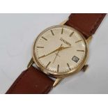 GENTS SEKONDA WRIST WATCH WITH SECONDS SWEEP & DATE APERTURE, WORKING ORDER