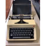 OLYMPIA MONICA DELUX PORTABLE TYPEWRITER