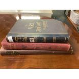 3 LARGE OLD HARDBACK BOOKS, VRI HER LIFE AND EMPIRE BY THE MARQUIS OF LORNE, ''THE FUNERAL OF EDWARD