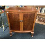 RETRO YEW WOOD TV CABINET