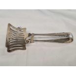 PAIR OF SILVER ASPARAGUS TONGS, SHEFFIELD 1933, APPROX 3oz