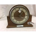 PRESENTATION ELECTRIC WOODEN MANTEL CLOCK