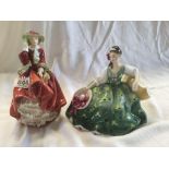 ROYAL DOULTON FIGURE 'TOP OF THE HILL' HN 1834 & 'ELYSE' HN 2474