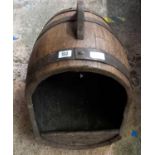 COAL HOD MADE FROM A BARREL