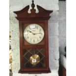 MODERN QUARTZ WESTMINSTER CHIME WALL CLOCK WITH PENDULUM