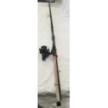 12ft QUIVER TIP WITH REEL, CARBON FIBRE BY JOHN WILSON, THE REEL BY ROLTEC G2600