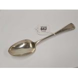 A GEORGE III SILVER TABLE SPOON, LONDON 1808 BY R.C & G.S