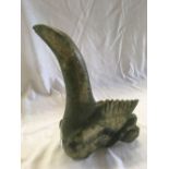 SOAP STONE CARVING OF A CANADIAN GOOSE FROM THE CANADIAN ESKIMO ART COLLECTION