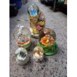 QTY OF DISNEY SNOW GLOBES