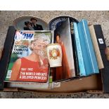 CARTON OF ROYAL MEMORABILIA BOOKS/ CHINA ETC