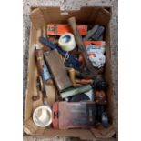 CARTON WITH MISC HAND TOOLS