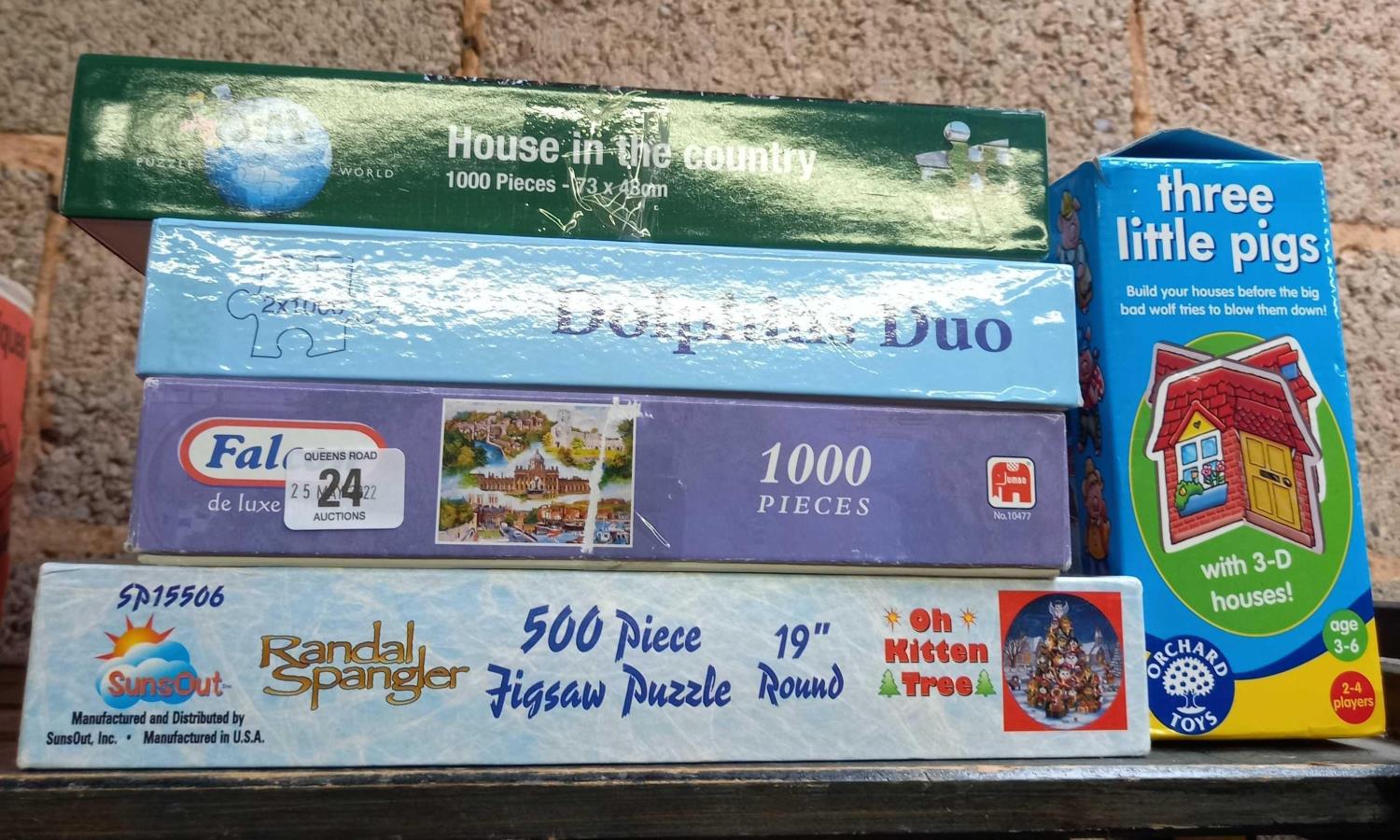 4 JIGSAW PUZZLES,