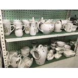 2 SHELVES OF KERNEWEK DINNERWARE