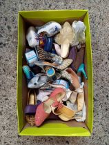 SHOE BOX OF 'JUST THE RIGHT SHOE' COLLECTION