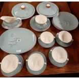 6 PLACE SETTING OF ROYAL DOULTON FOREST GLADE DESIGN DINNERWARE INCL; LARGE & SMALL PLATES,