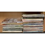 SHELF OF APPROX 60 CLASSICAL & EASY LISTENING LP'S