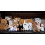 SHELF OF SOFT CHILDREN'S TOYS,