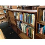 2 BOOKCASES WITH ADJUSTABLE SHELVING, 40'' WIDE