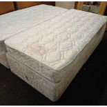 PAIR OF GOOD QUALITY DORLUX 3ft DIVAN BEDS