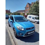 FORD KUGA TITANIUM TDCI, BLUE, 1997CC, DIESEL, 5 DOOR, MOT 25TH JULY 2022, REGISTRATION : YR10 EWC,