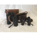 PAIR OF RUSSIAN 70 X 50 BINOCULARS IN CASE & 1 OTHER PAIR