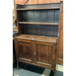 SMALL OAK SIDEBOARD / DRESSER, 3ft WIDE