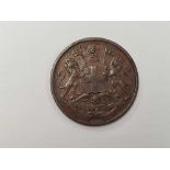 EAST INDIAN COMPANY 1/2 PRICE BRONZE COIN