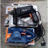 BLACK & DECKER POWER DRILL & A DRAPER ORBITAL SANDER