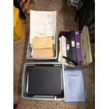 3 CARTONS OF MISC PLANS, MANUALS & DOCUMENTS FOR R.