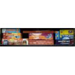 SHELF WITH ELECTRONIC BOARD GAMES, MONOPOLY, MASTER MIND,