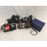 3 CAMERAS, VITOMATIC 2, A KOWA CAMERA,