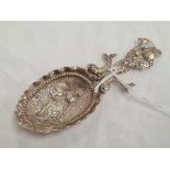 DUTCH SILVER CADDY SPOON,