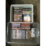 1 CARTON & PART CARTON OF DVD'S,