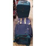 2 WHEELED TRAVEL SUITCASES WITH EXTENDING HANDLES