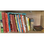 SHELF OF MAINLY CHILDREN'S BOOKS INCL; ANNUALS ETC