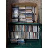 TWO CARTONS OF MIXED CD'S
