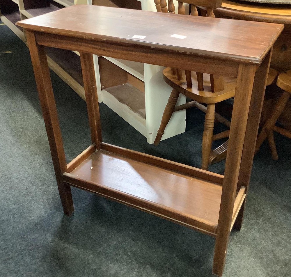 HALL TABLE WITH SHELF UNDER