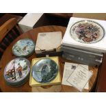 QTY OF COMMEMORATIVE PLATES INCL; WEDGWOOD