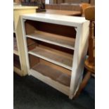 WHITE PAINTED BOOKCASE