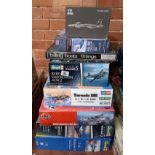 8 BOXED AEROPLANE KITS, BELIEVED TO BE COMPLETE INCL; TORNADO'S AVRO SHACKLETON PHANTOM II