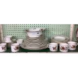 MODERN ROYAL WORCESTER DINNER / TEA SERVICE, APPROX 42 PIECES