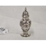 EMBOSSED SILVER PEPPER WITH SWAGS, 18g