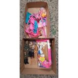 CARTON WITH BARBIE DOLLS INCL; DOCTOR BARBIE,