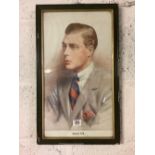 FRAMED PRINT OF EDWARD THE VIII